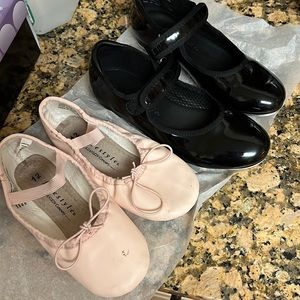 Girls Tap Ballet Freestyle Shoe Bundle Size 12
